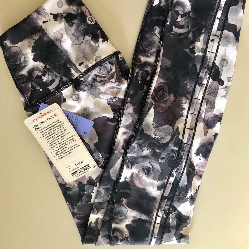 Lululemon High Times Pant *SE Peek Size 4